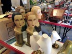 Selfridge - display heads and necklines