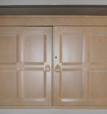 0063047 Smoky Green Painted Sideboard With Two Doors (31″ x 49″ x 15″)
