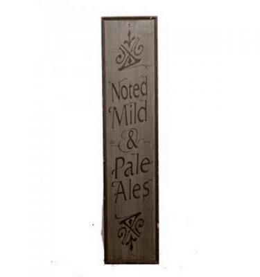 Pub Noted Mild And Pale Ales Wooden Signage 1360X305Mm