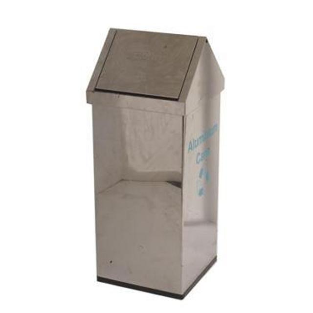 0014019 Recycling Swing Lid Bin X2 950X385X385 Stockyard Prop and