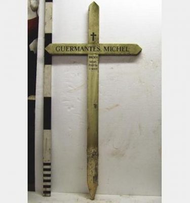 Ww1 French White Cross 'GuermentsMichel' (Wood)