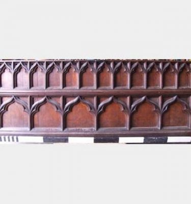 Oak Church Dado Rail Tri Fold Design 8'2X3'1_3'4 6 Panels