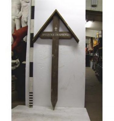 Ww1 Triangle Top French Cross 'Pascal Leconte' (Wood)
