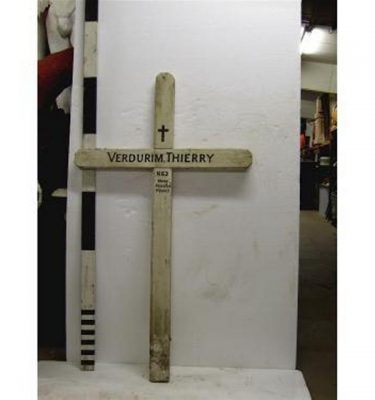 Ww1 French White Cross 'VerdurimThierry' (Wood)