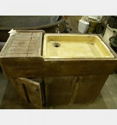 Period Sink In Old Pine Unit