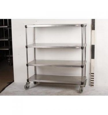 4 Tier Stainless Steel Trolley 1355X1200X505