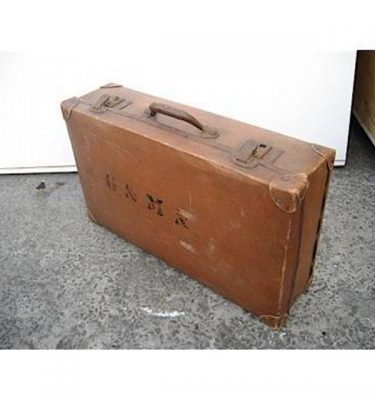 Period Brown Suitcase