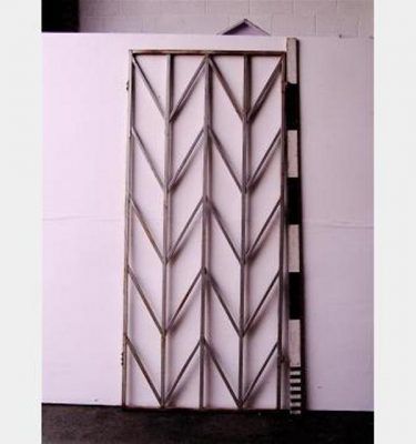 Metal Box Section Chevron Panel X8  1150X2340