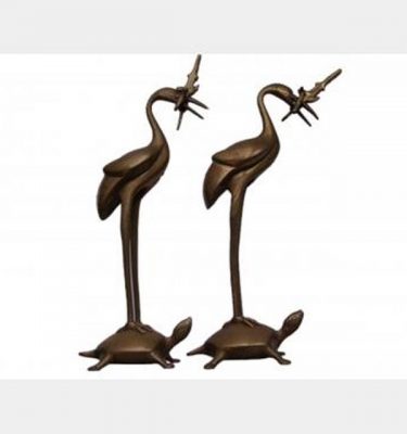 Brass Bird Figurines X2