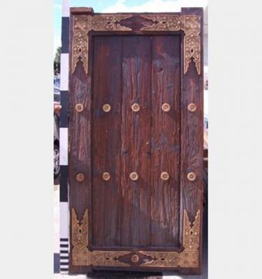 Timber Door With Gold Detailing X11   2190X1100Mm