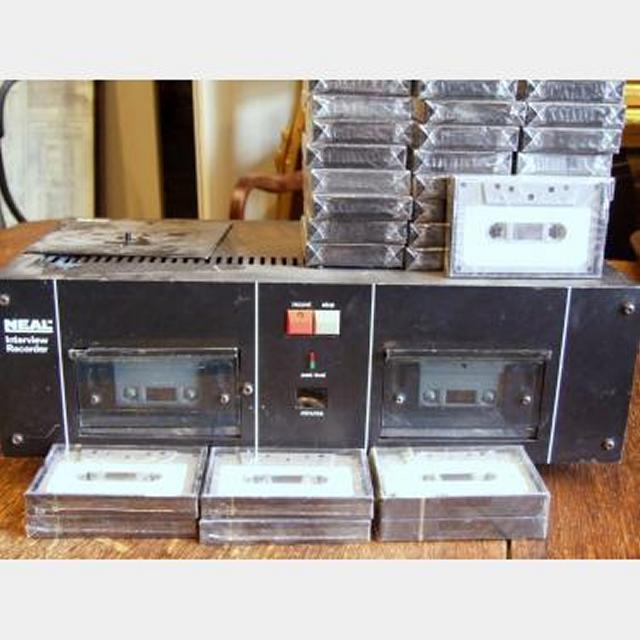 Interrogation Tape Recorder And Tapes