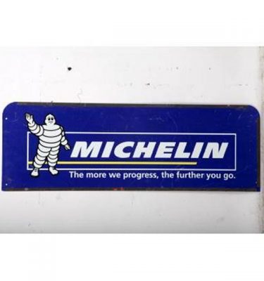 Garage Michelin   Metal Signage 350X1040