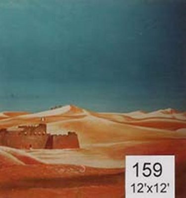 Backdrop 159 Desert Sand Dunes Cartoonish 12'X12'