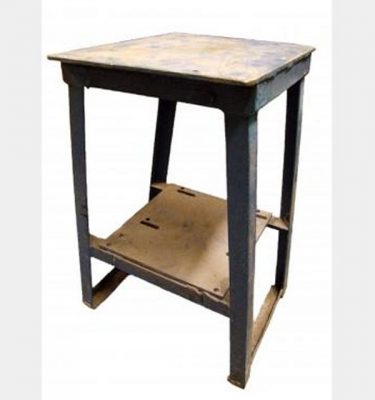 2912015 Blue Metal Stool 590X430X300Mm