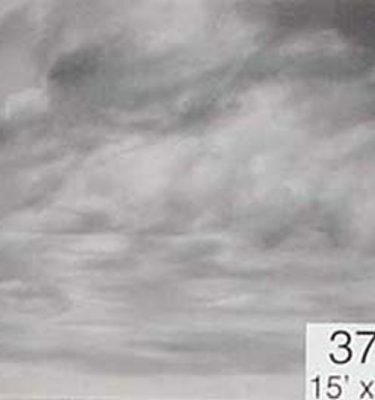 Backdrop 375 Monochrome Cloudy Sky 15'X12'