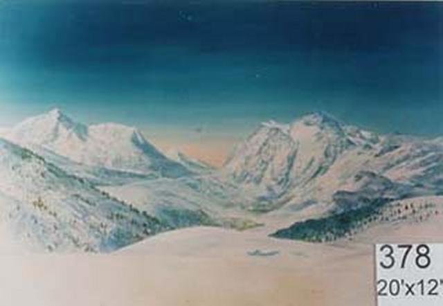Backdrop 378 Snow Mountains 20'X12'