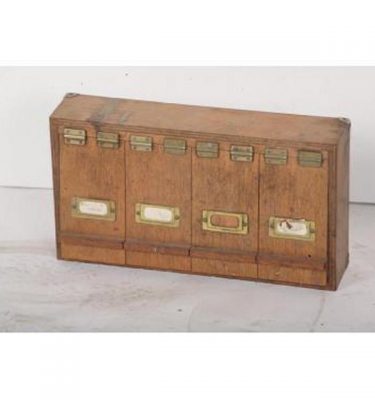 3900024 Wooden Sample Cabinet
