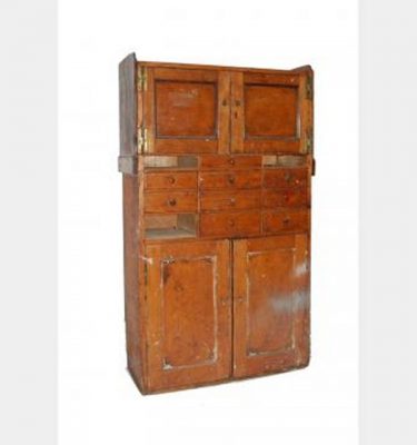 3900042  Period Wooden Free standing Multi drawer Chest