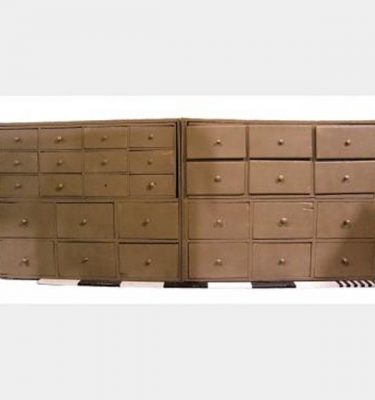 3900066 Period Multi Draw Unit Shop/ workshop unit x 2 off 12 Draw Unit { 1160X1400X360 }-{ 1160X1380X360 mm }