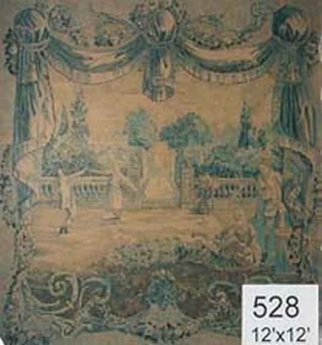Backdrop 528 Classical Tapestry On Hessian 12'X12'