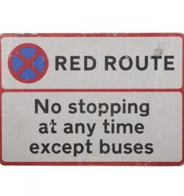 5300013 Red Route – No Stopping At Anytime Except Buses