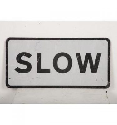 5300046 Slow Signage 260X540