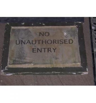 5500006 No Authorised Entry