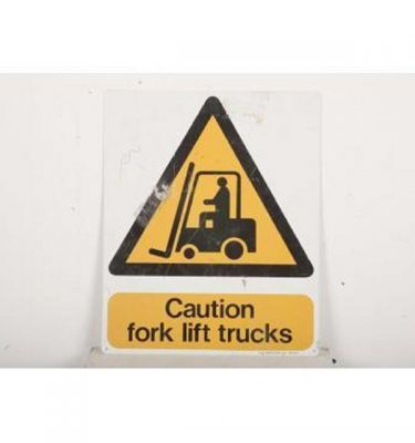 5500017 Caution Fork Lift Trucks Signage 495X405