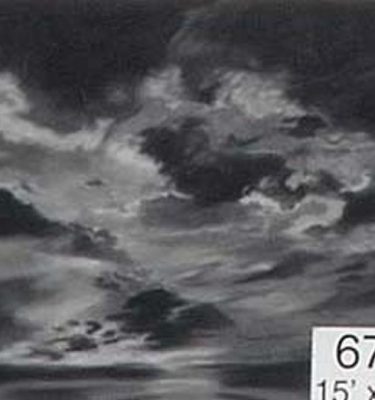 Backdrop 672 Monochrome Dramatic Sky 15'X12'