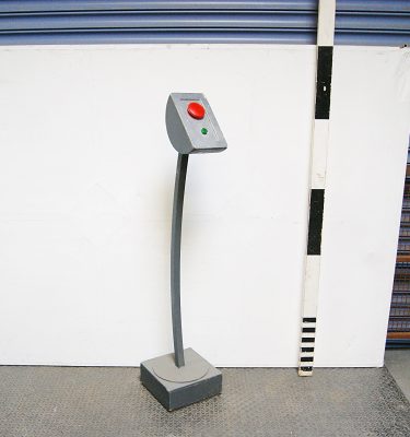 6800003 Sci Fi Big Red Button On Stand ( H 133cm x 28 x 28 ) x 1 off