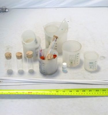 0064064 Assortment Of Beakers/Tubes (Various Largest 5″ High)