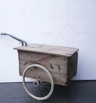 0081029 Wooden Trolley ( H 60cm x 75 x 52 )