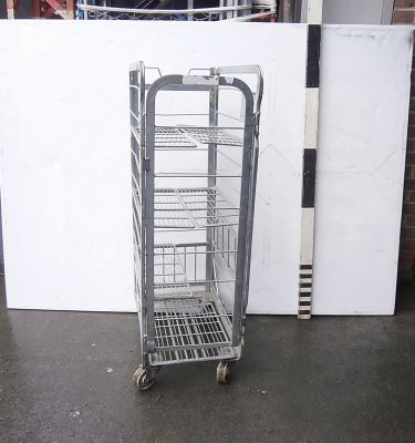 0081031 Three Sided Nestable Roll Cage Container / Milk Trolley (H 130cm x 67 x 42 ) x 2