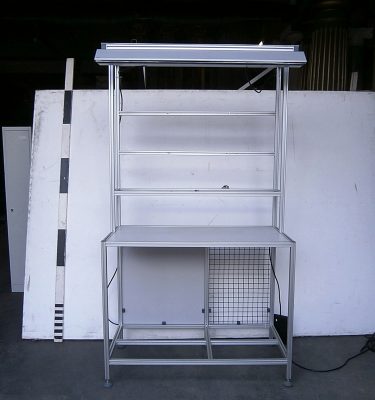 6800142 Tall Lab Light Up Shelving Unit ( H 217cm x 120 x 60 ) x 5 off