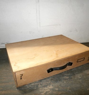 Yellow Rustic Wood Tool Box (A+D) - Gil & Roy Props
