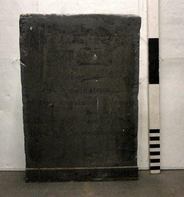 1161283 Poly Gravestone Mary Godvin ( H 104cm x 72 x 11 )