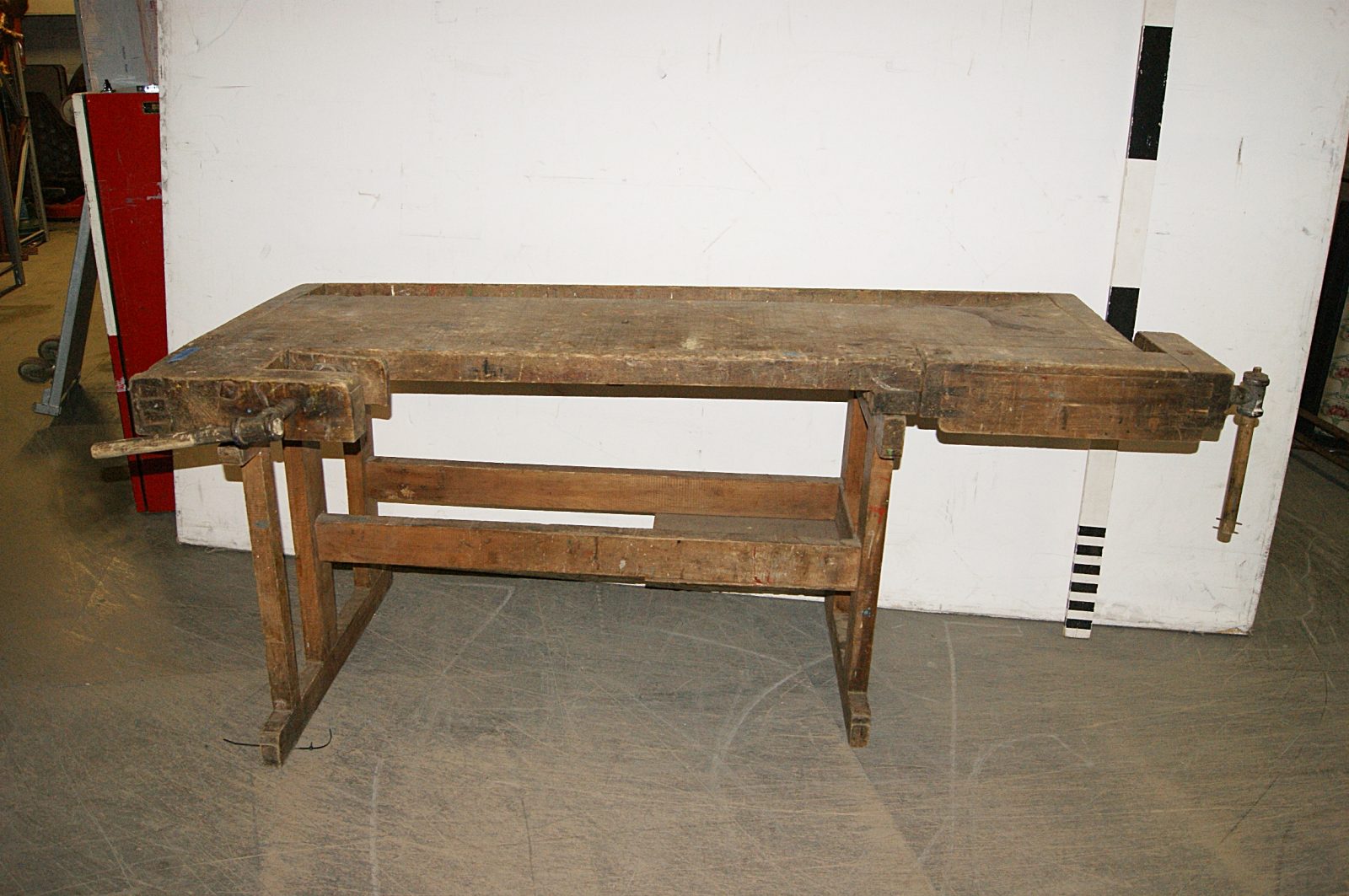 9110020 Wooden Workbench With Vice ( H 90cm x 214 x 96 ) Stockyard