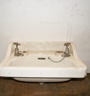 0011124 White Ceramic Wash Basin ( H 30cm x 57 x 42 )