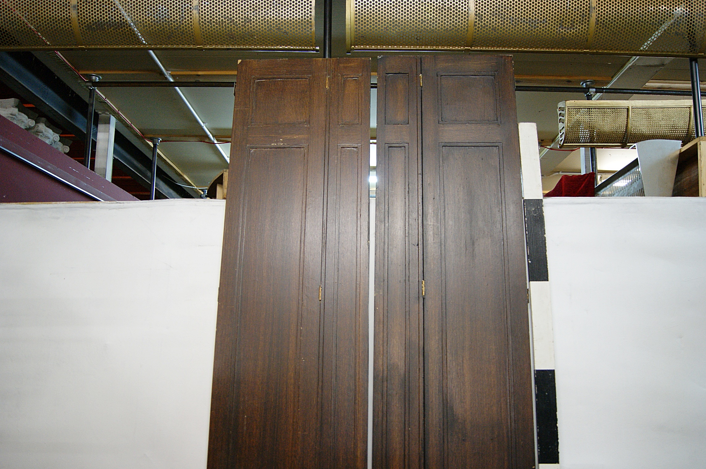 0073150 Large Wood Panels H 274cm X 52 Each X 6 Off Stockyard Prop And Backdrop Hire