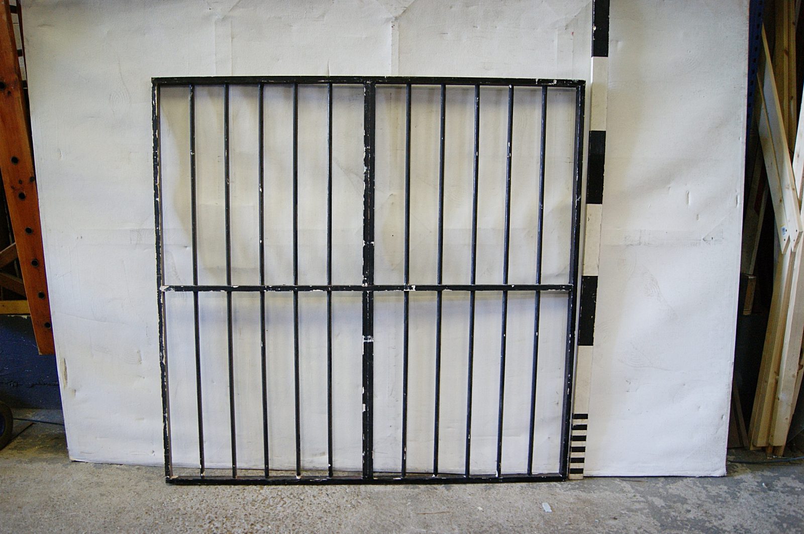 5900031 Wooden Prison Bars ( H 173cm x 178 ) x 4 off Stockyard Prop