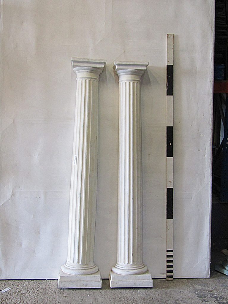 8500043 Fibreglass Fluted Doric Pilaster ( H 210 cm x 40 ) x 2 off