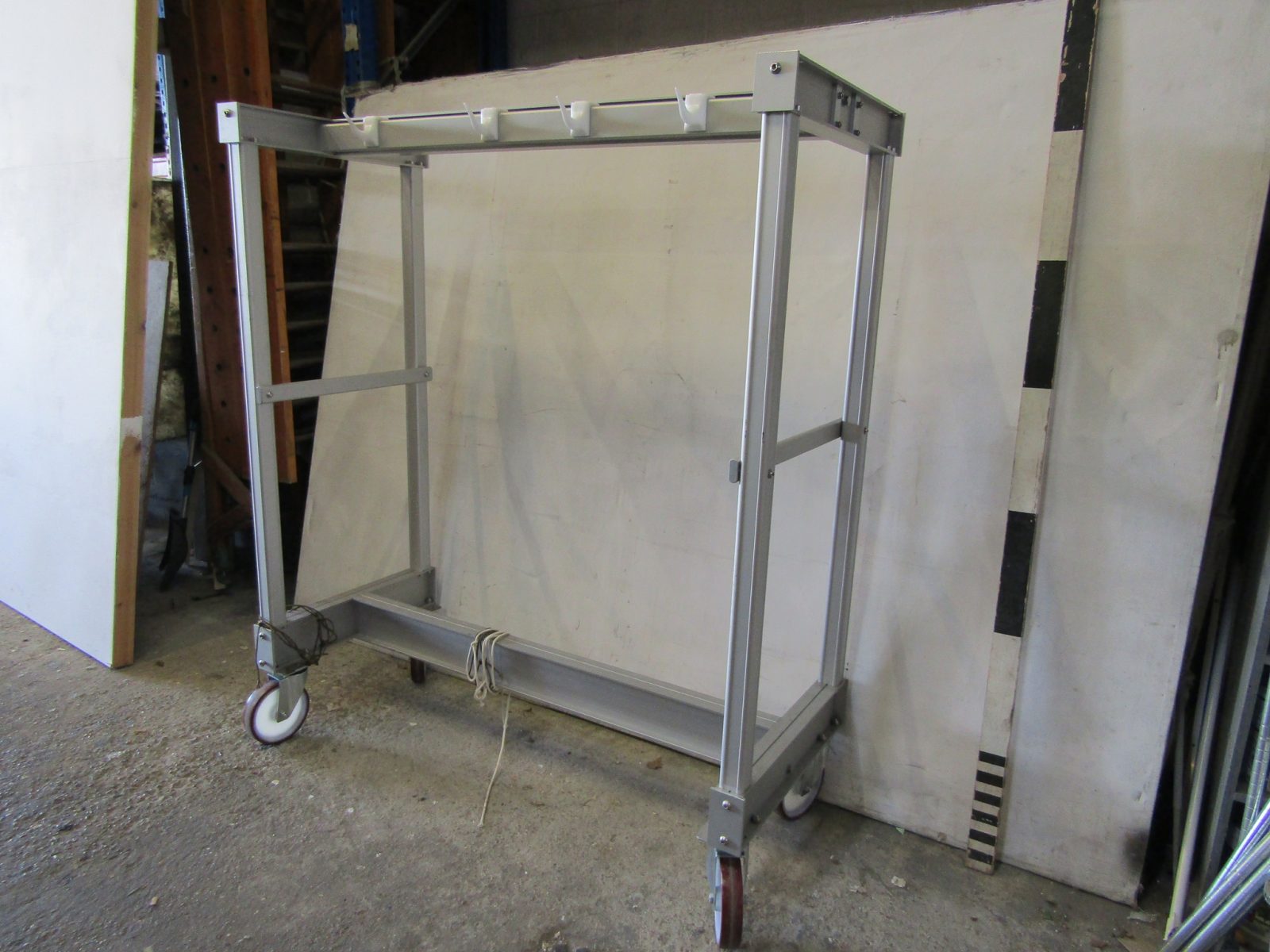 0760053 Meat Carcass Trolley Castored ( H 185 cm x 158 x 68 ) x 2 off