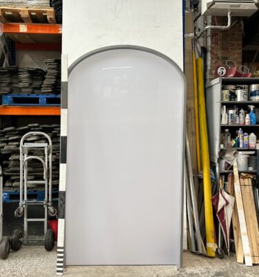 0073179 Freestanding Perspex Screen  Panel ( H 256 cm x 140 ) x 1 off