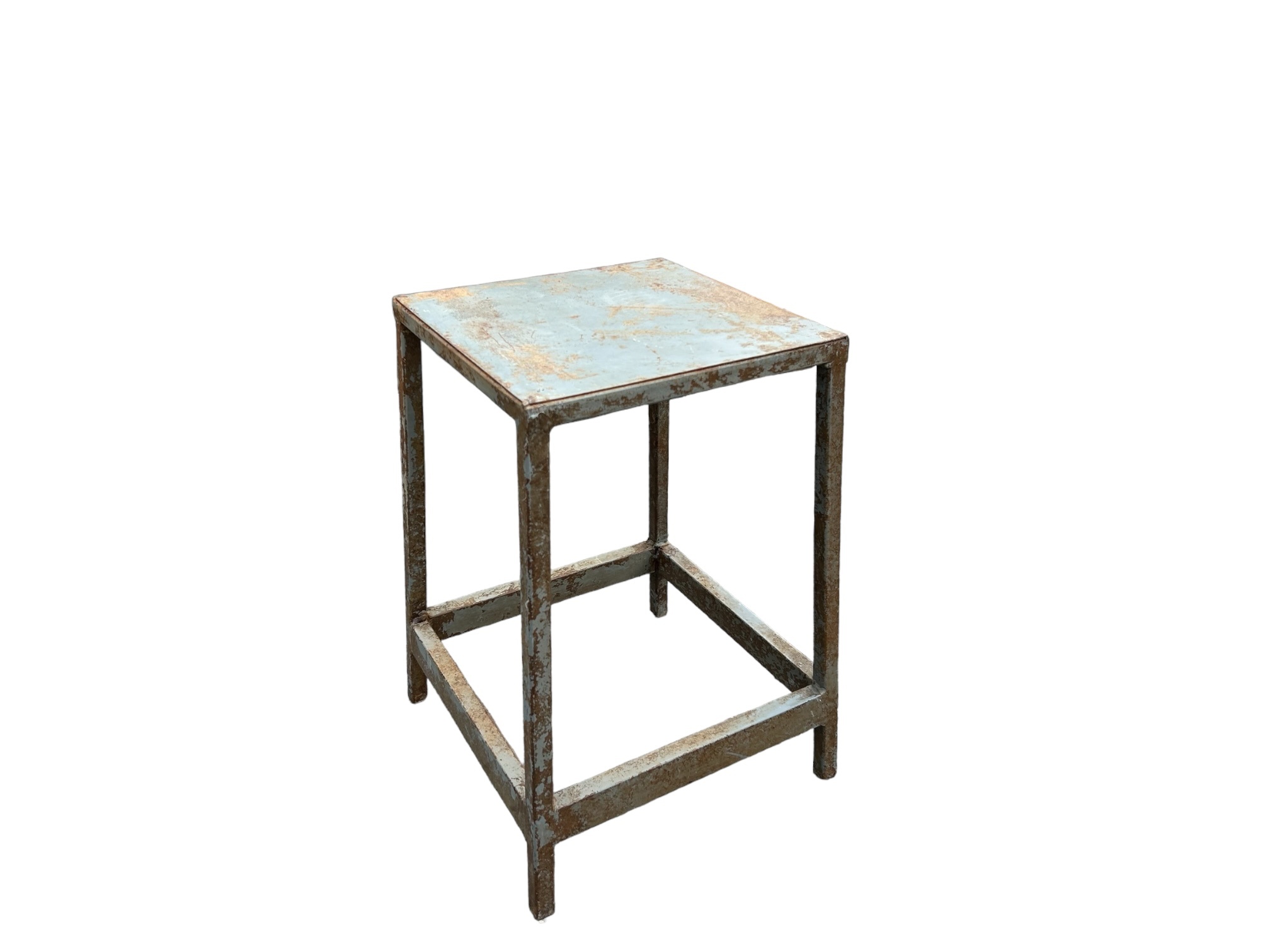 0085530 Metal Industrial Stool ( H 50 cm x 31 x 31 ) x 2 off ...