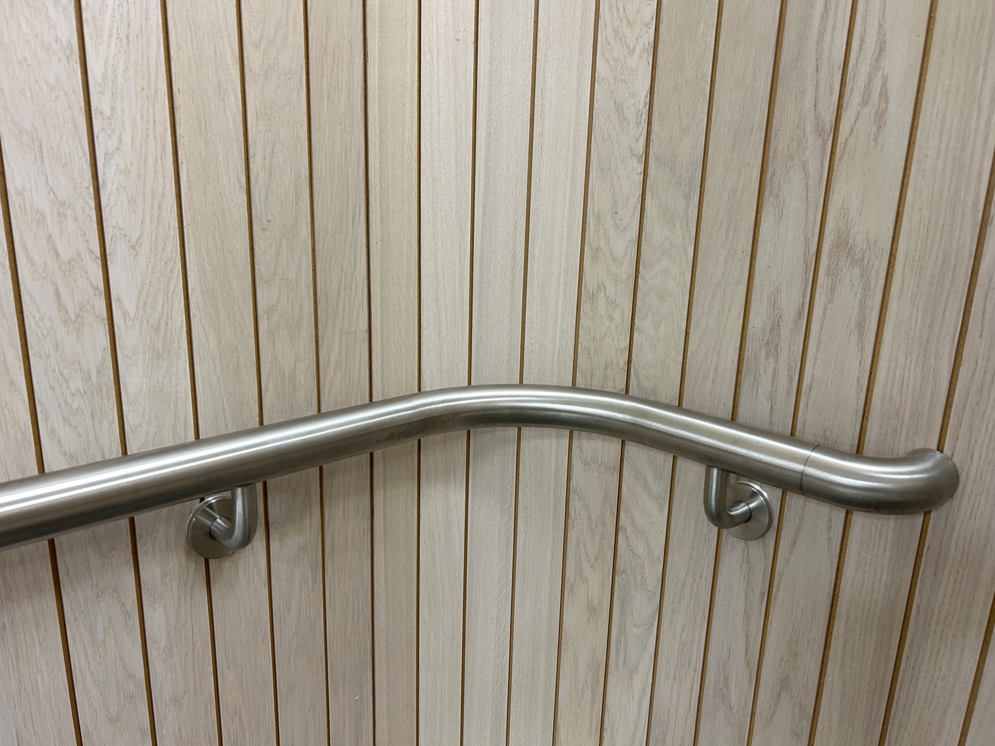 0067106 Modern Lift Interior Set / Wood Panel And Stainless Steel Detailing ( H 257 cm x 224 x 224 ) x 1 off - Image 7