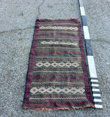 0250074 Aztec Style Runner Rug ( H 143 cm x 70 ) x 1 off