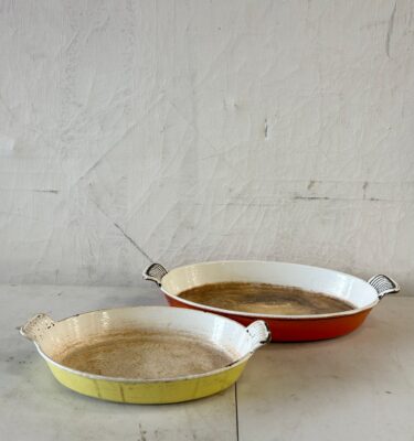 0500024 Baking Trays ( H 7 cm x 38 x 24 ) And ( H 6 cm x 28 x 18 )