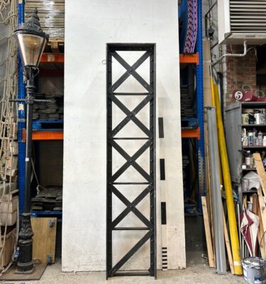 9055034 Mock Steel Riveted Truss Section ( H 302 cm x 64 x 25 ) x 2 off