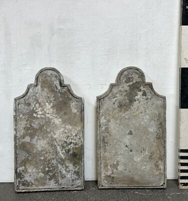 1161451 Aged Cemetery Gravestones ( H 92 cm x 51 x 10 ) x 2 off