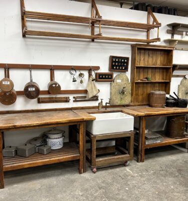 0060097 Period Kitchen Sink Unit In 3 Sections ( H 97 cm x 352 x 72 ) x 1 off